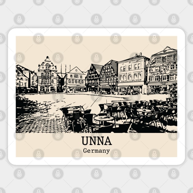 Unna - Germany Magnet by Lakeric